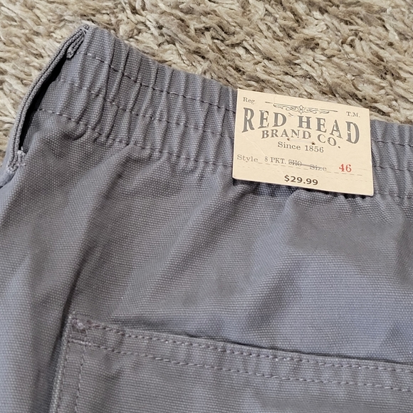 RedHead Mens Size 46 Gray Cargo Shorts NWT - Picture 2 of 8